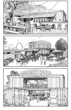 Architectural Concepts Selected to Design Golden Road Brewery's Roll Out