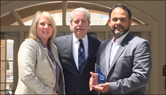 L-to-R: Michelle Schuster (PACE General Counsel), Bob Kobek (CustomerCount President), and Carlos Marchi (CustomerCount VP)
