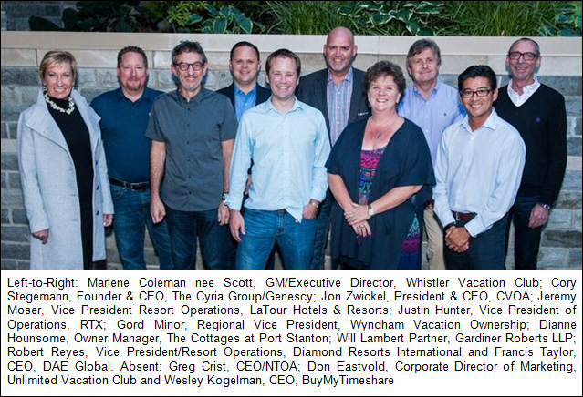 Canadian Vacation Ownership Association (CVOA) Announces New Board of Directors Executives