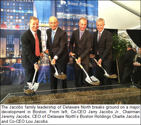Delaware North and Boston Properties Celebrate Groundbreaking of 'The Hub on Causeway'