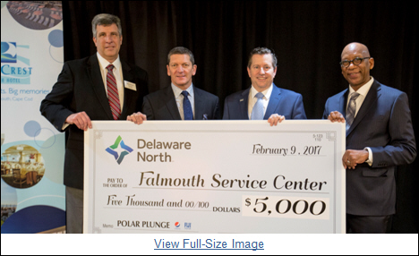 Sea Crest Beach Hotel and Delaware North Donate $5,000 to Support the Falmouth Service Center