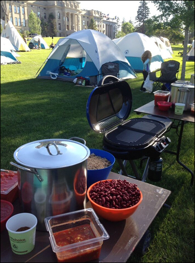 Delaware North Chefs Cook and Camp Out in Support of Great Outdoors Month