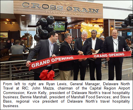 Cross Grain Brewhouse Debuts at Richmond International Airport