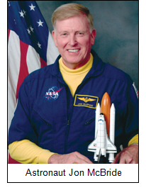 Astronaut Jon McBride