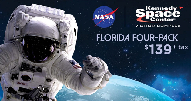 Kennedy Space Center Visitor Complex Offers Floridians the Universe for Less with the Florida Four-Pack