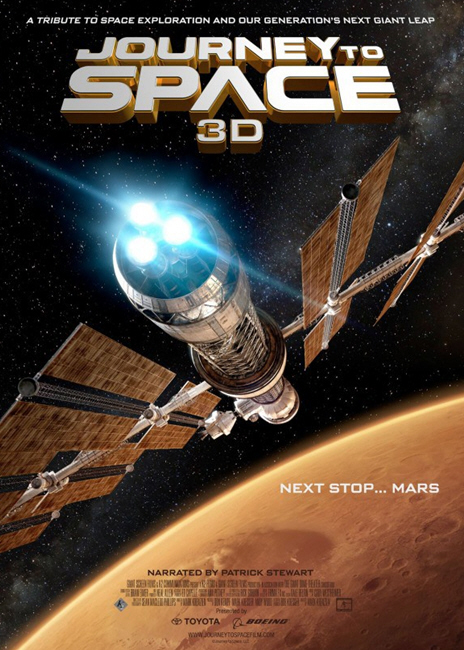 All New 3D Film 'Journey To Space,' Narrated by Sir Patrick Stewart, Launches at Kennedy Space Center Visitor Complex
