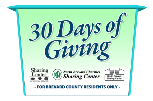 30 Days of Giving Benefits Brevard County Sharing Centers This Holiday Season