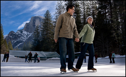 Yosemite National Parks Curry Village Ice Rink is Now Open for the 2012-13 Season