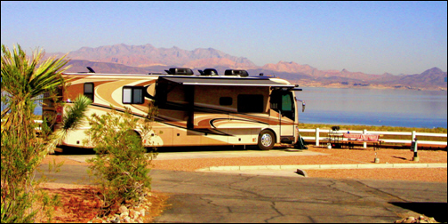 Lake Mead RV Village Offers Premier RV Suites, View of Beautiful Desert Lake, Just 45 Minutes from Las Vegas