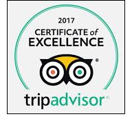 TripAdvisor Certificate of Excellence