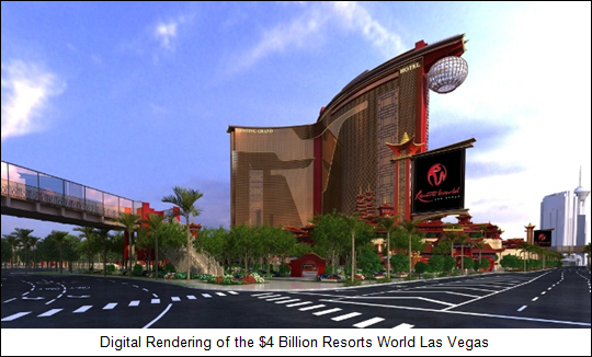 Digital Rendering of the $4 Billion Resorts World Las Vegas