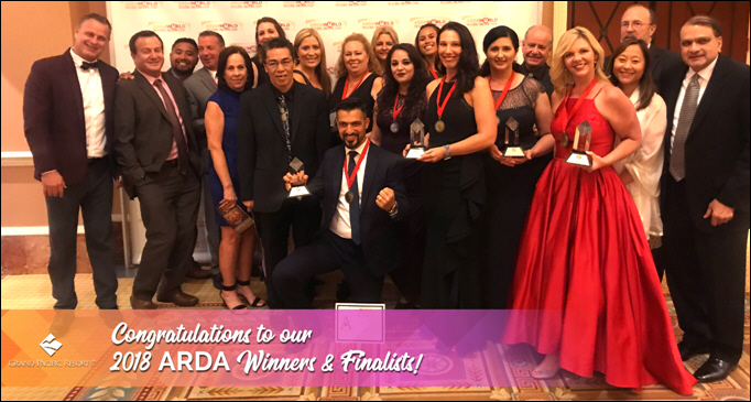 Grand Pacific Resorts, ARDA Finalists Rise to the Top at ARDA World 2018
