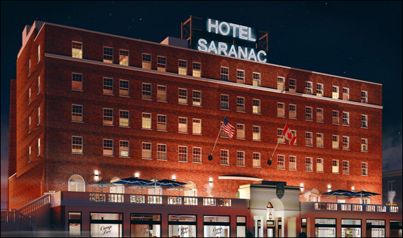 Adirondack Landmark Hotel Saranac Reopens as Part of Curio Collection by Hilton After $35 Million Restoration