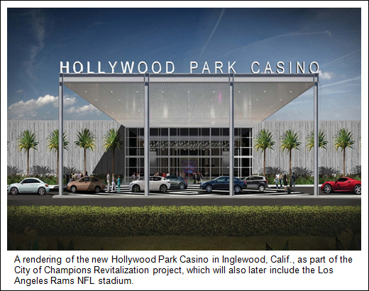 New Hollywood Park Casino Set To Open Fall 2016