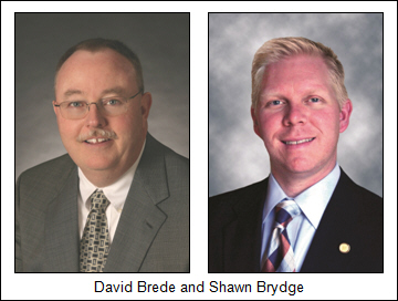 David Brede (Liberty Bank) and Shawn Brydge (Wellington Financial)