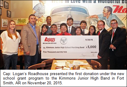 Logans Roadhouse Offers $25,000 in Grants to Support School Music Programs