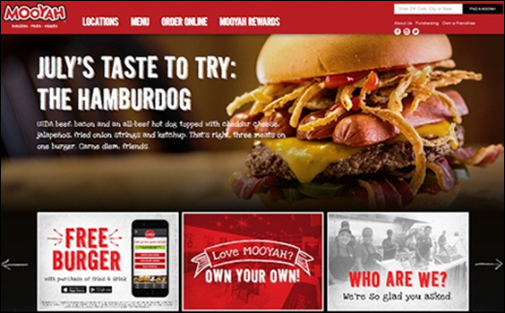 The new MOOYAH.com