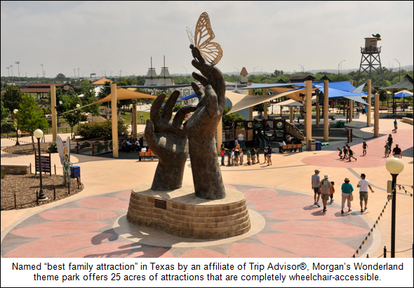 Morgan's Wonderland Ultra-Accessible Theme Park Named 'Best Family Attraction' in Texas