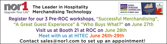 Nor1 to Host Three Information Packed Workshops at HSMAI ROC 2017 In Toronto, Canada