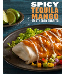 Spicy Tequila Mango Smothered Burritos Arrive at Qdoba