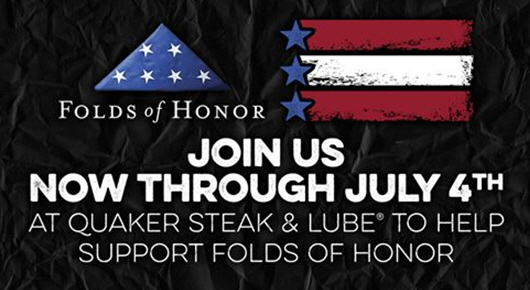 Quaker Steak & Lube Launches Partnership with Folds of Honor