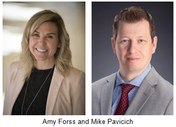 Amy Forss and Mike Pavicich