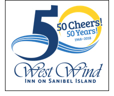 West Wind Inn of Sanibel Island, Florida Celebrates 50 Years: Win 50 Free Vacations Throughout 2018
