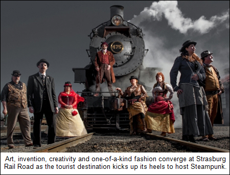 Steampunk Enthusiasts Converge on Strasburg Rail Road for Steampunk unLimited 2015 - October 16-18