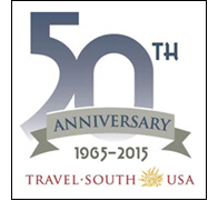 Travel South USA, celebrating its 50th Anniversary in 2015