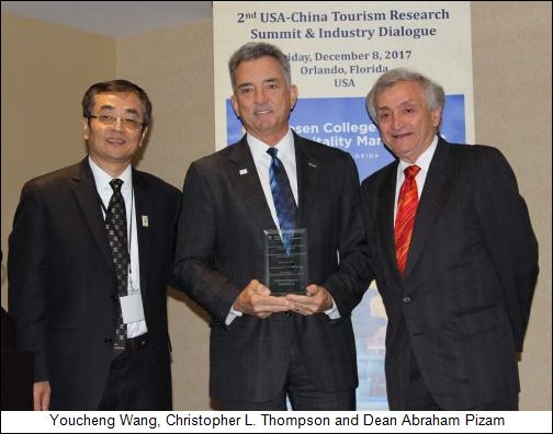 Brand USA President, China Tourism Leader Honored During Summit at Rosen College