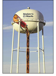 Makers Mark Mural to Cover Lebanon, KYs Water Tower