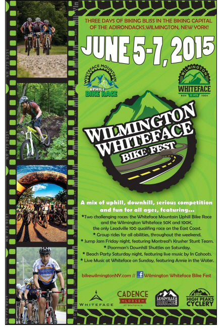 2015 Wilmington Whiteface Bike Fest Set for June 5-7