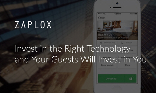 Zaplox: Invest in the Right Technology, and Your Guests Will Invest in You
