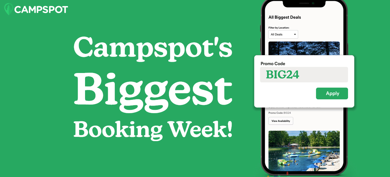Campspot Helps Campgrounds Kickstart the Season with Launch of Their Biggest Booking Week Sale