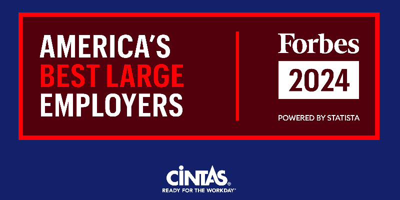 Cintas Named One of Forbes Americas Best Large Employers