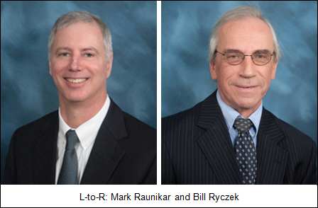 L-to-R: Mark Raunikar and Bill Ryczek (Colebrook Financial Company)