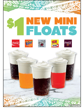 Del Taco Makes Summer a Bit Sweeter with Introduction of $1 Mini Floats