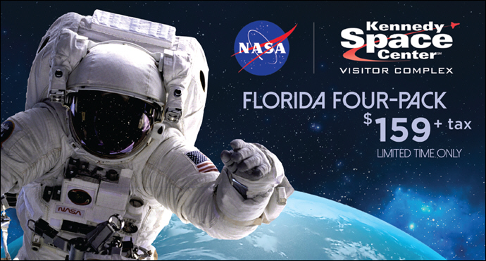 The Florida Four-Pack at Kennedy Space Center Visitor Complex Launches Floridians into a Galaxy of Space Exploration
