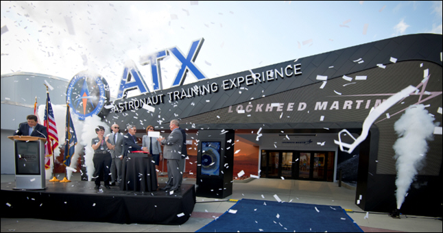 Lockheed Martin is the Title Sponsor of the Astronaut Training Experience at Kennedy Space Center Visitor Complex