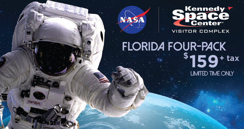 Kennedy Space Center Visitor Complex Offers Floridians a Universe of Savings with the Florida Four-Pack