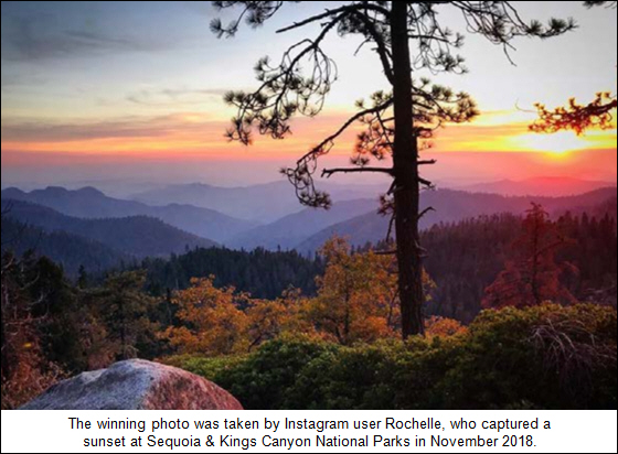 Sequoia and Kings Canyon Win 'Best User Generated Content' Digital Marketing Award from Wayin Photo Contest