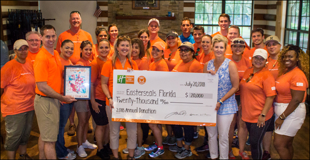 Holiday Inn Club Vacations Brand Donation to Easterseals Florida Supports Camp Challenge