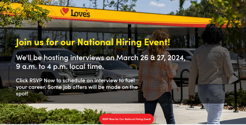 Loves Seeks to Hire 2,000 New Team Members at Hiring Event