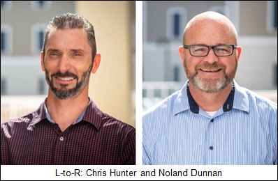 L-to-R: Chris Hunter and Noland Dunnan
