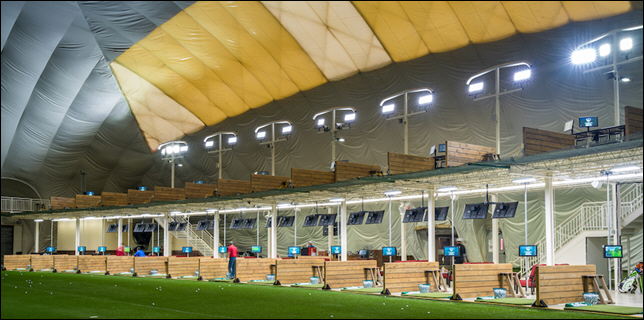 Mistwood Golf Dome - First U.S. Indoor Golf Facility to Install Toptracer Range Technology