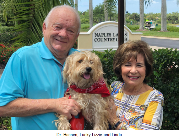 Lucky Dog of TV Fame Finds New Home in Naples