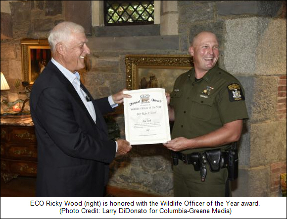 Sullivan County DEC Officer Honored as New York's Top Wildlife Police Officer