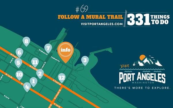 331 Things to Do in Port Angeles, Washington - #69 Follow a Mural Trail