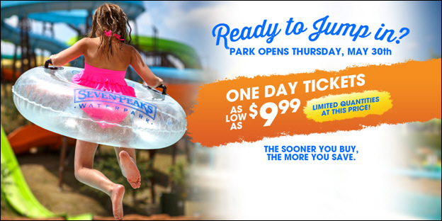Seven Peaks Waterpark Opens for 30th Anniversary with Special Events and Celebrations Planned All Summer