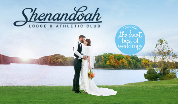 Shenandoah Lodge Named ''Best of Weddings 2019'' by The Knot